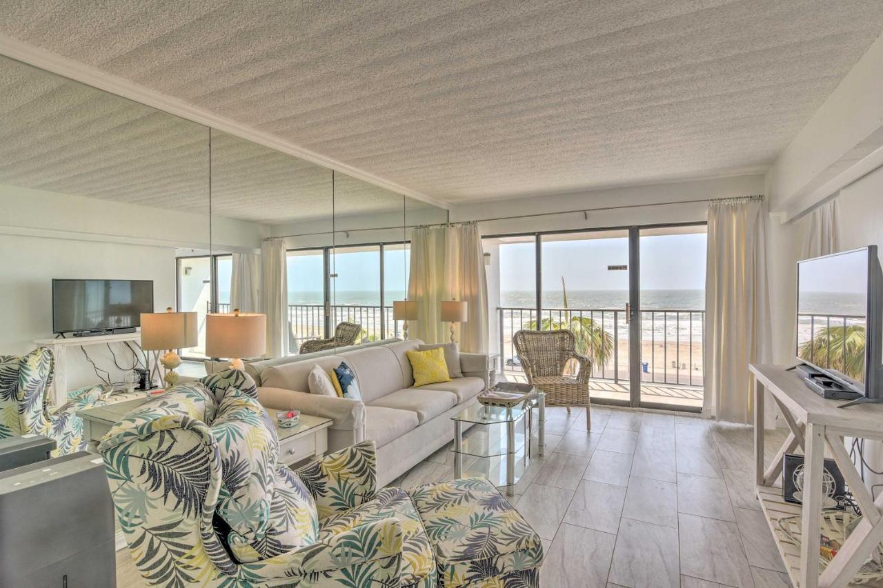 Galveston Oceanfront Condo With Balcony And View! Экстерьер фото