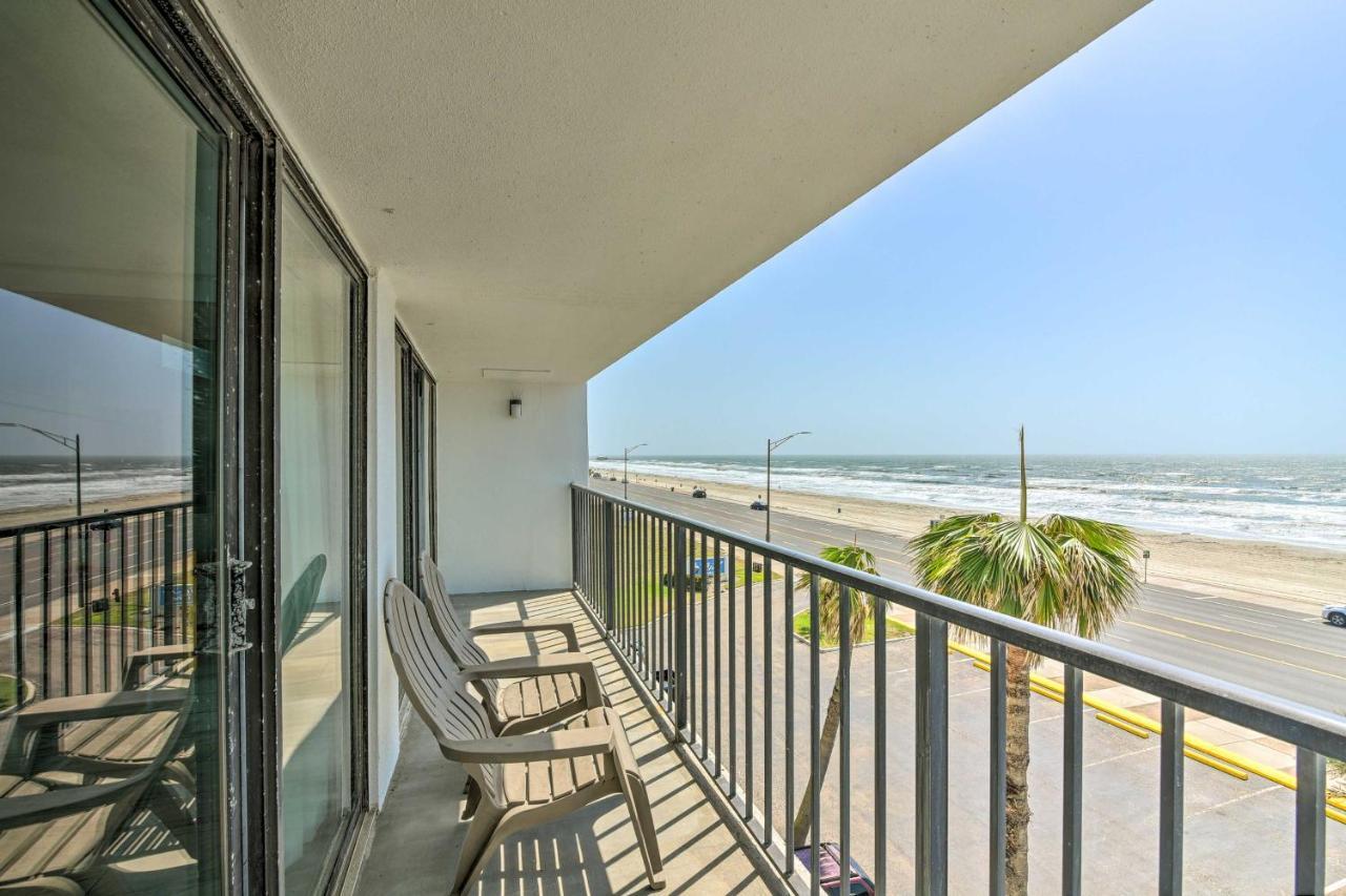 Galveston Oceanfront Condo With Balcony And View! Экстерьер фото